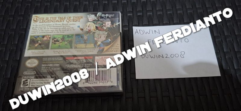 Nintendo DS - Final Fantasy 4 Heroes Of Light + Poster