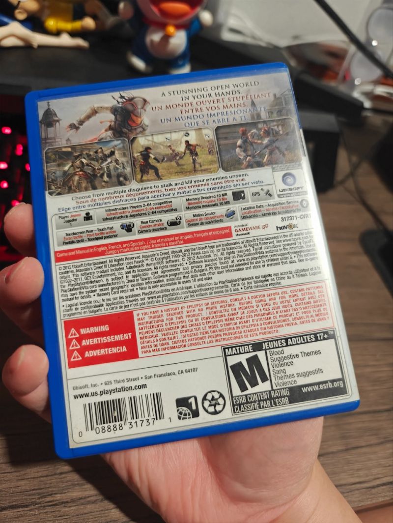 PSVita Assasin Creed Liberation