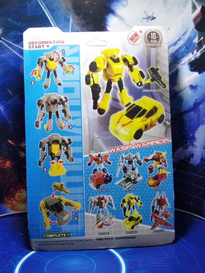 Pocket Wars Transformers Bumblebee G1
