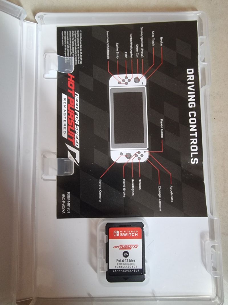 Switch Catridge NFS Hot Pursuit Remastered