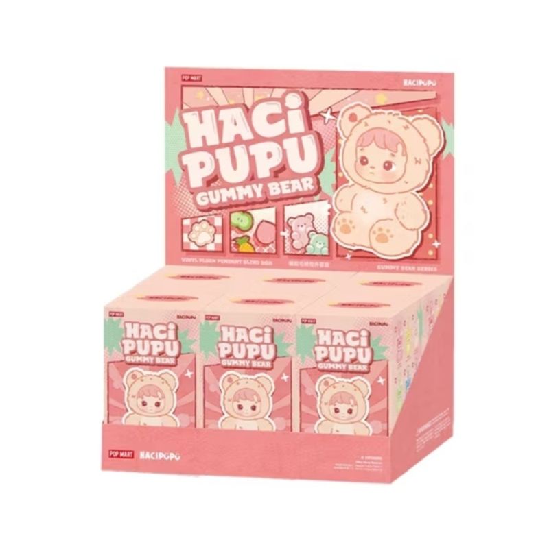 HACIPUPU Gummy Bear Series Vinyl Plush Pendant Blind Box POP MART