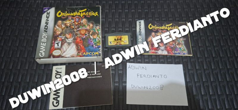 Nintendo GBA Game Boy Advance - Onimusha Tactics