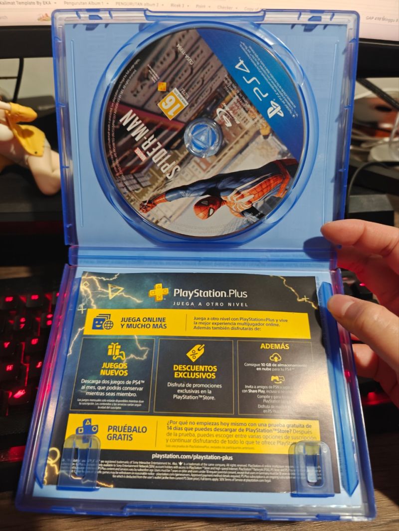 PS4 Game Marvel Spiderman