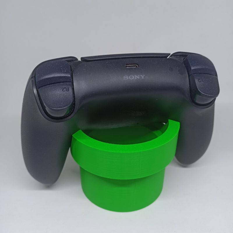 Stand DS5 Dualsense Controller Joystick PS5 Tema Mario Pipa Hijau untuk Pengguna PlayStation 5