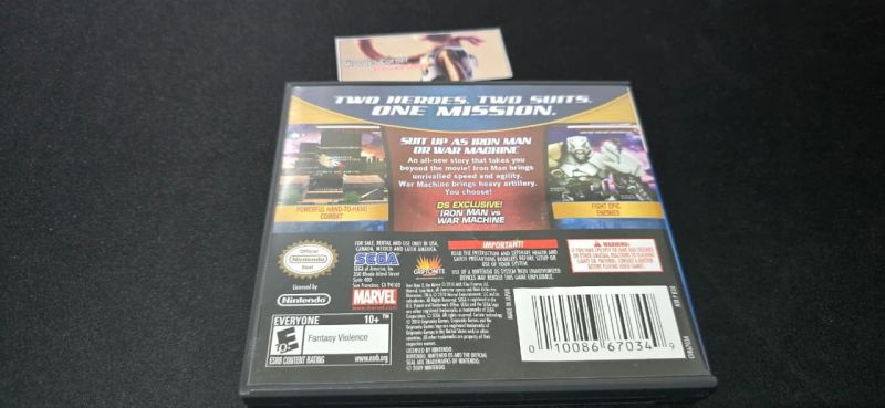 Kaset Original NDS Iron Man Reg 2 USA Fullset Rare