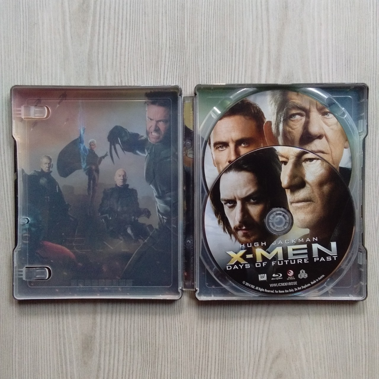 Bluray Steelbook Movie Original X-MEN: DAYS OF FUTURE PAST (2014)