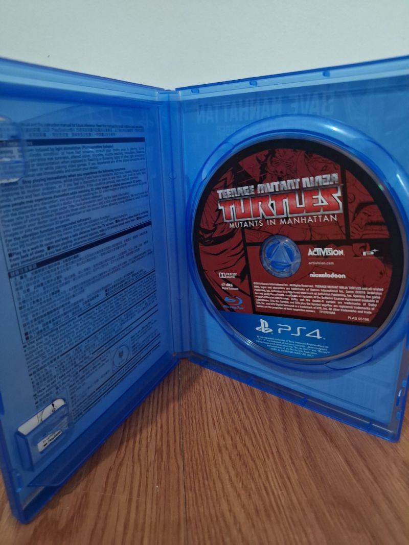 TEENAGE MUTANT NINJA TURTLES MUTTAN IN MANHATTAN PS 4