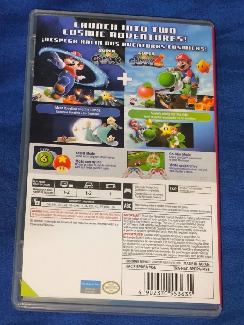 Super Mario Galaxy 1 + 2 - Nintendo Switch