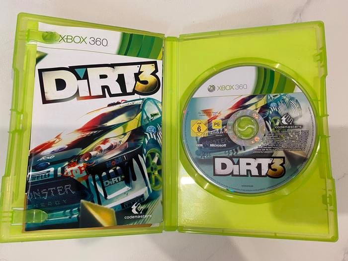 Xbox 360 Dirt 3 CD DVD BD Ori Region PAL Original