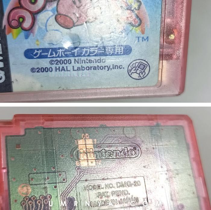 Kaset Kirby Tilt 'n' Tumble KoroKoro Koro Original Nintendo Gameboy GBC GBA Sp Cartridge