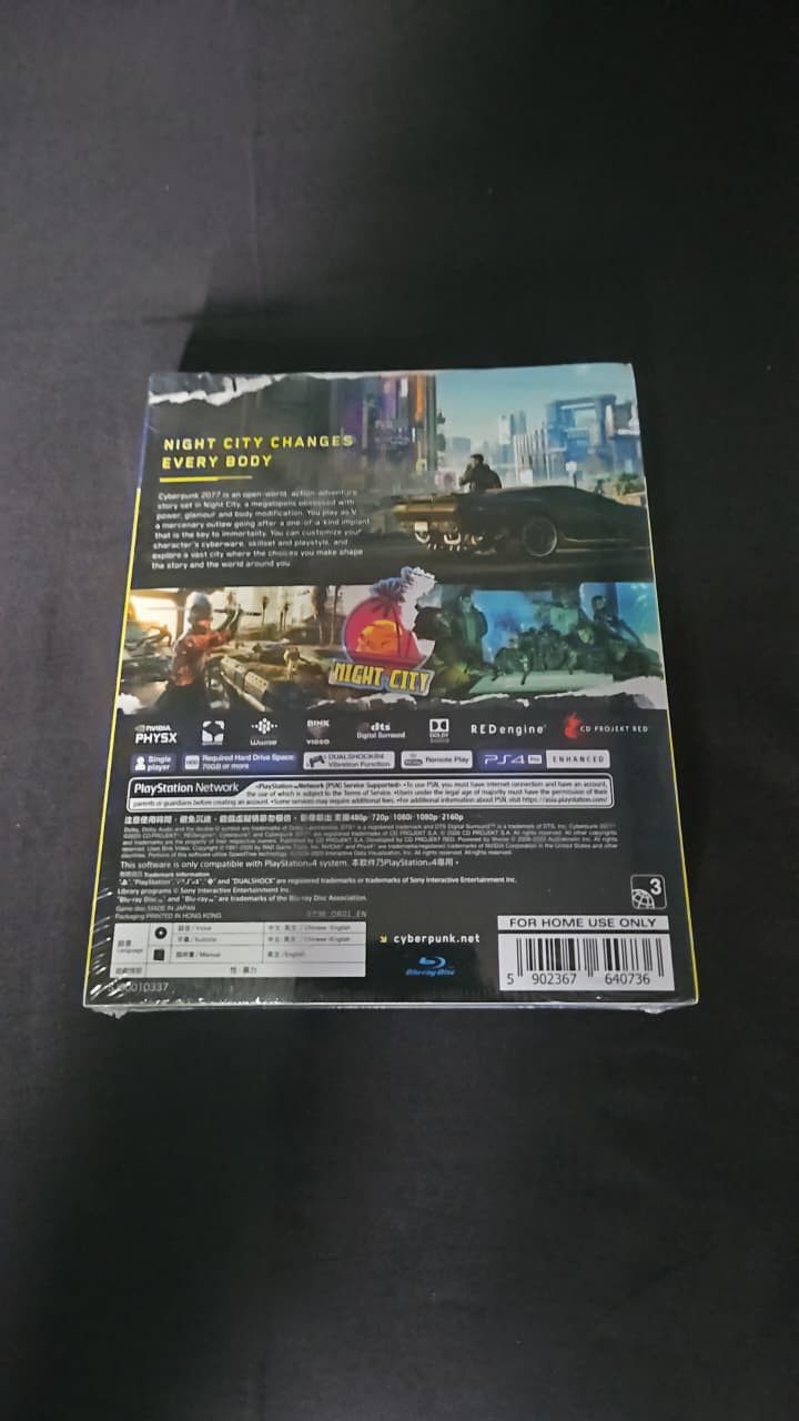 Sealed BD PS4 Cyberpunk 2077