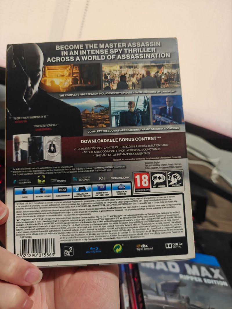 Steelcase Edition PS4 Game Hitman
