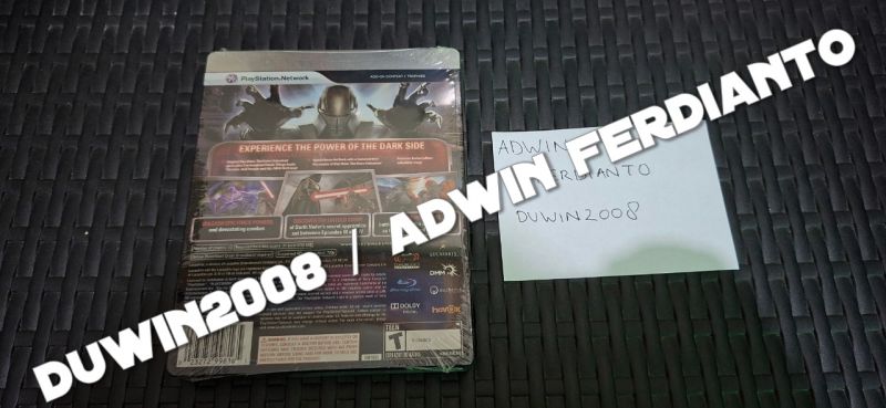 PS3 Playstation 3 - Star Wars The Force Unleashed - Limited Steelbook Ultimate Sith Edition