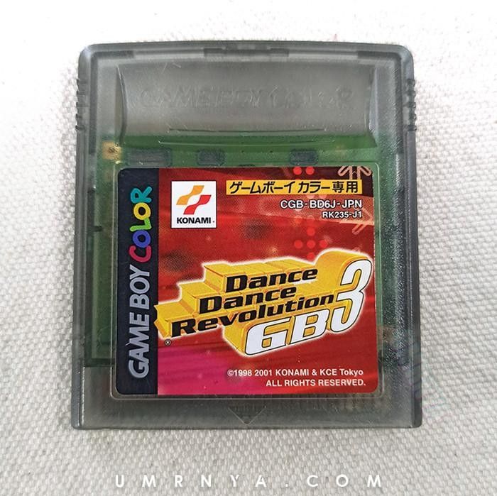 Kaset Original Dance Dance Revolution 3 GB3 Nintendo Gameboy GBC GBA SP Cartridge