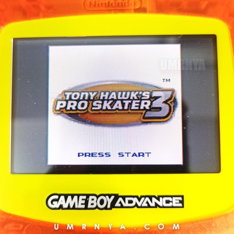 Kaset Tony Hawks's Pro Skater 3 Hawks Original Nintendo Gameboy Color GBC GBA SP Cartridge game boy