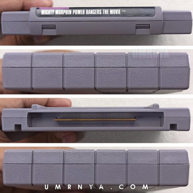 Kaset Game Mighty Morphin Power Rangers The Movie Cartridge SNES Super Nintendo Entertainment System