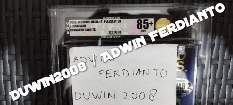 PS1 Playstation 1 - VGA Graded 85+ - Vanguard Bandits