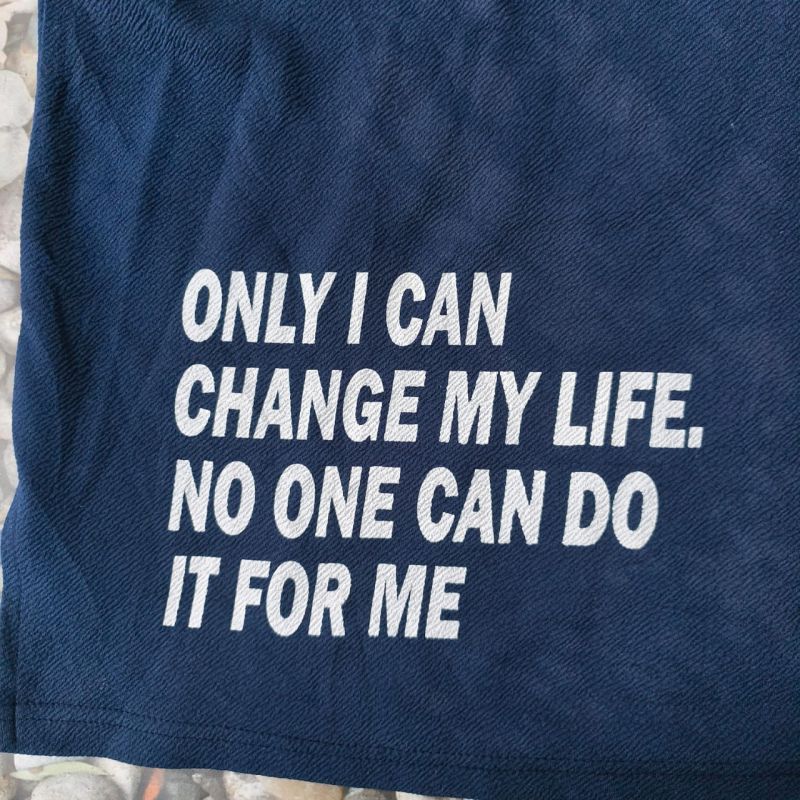 Kaos DON STAR Oversize Navy – Korean Style Boxy Tee (Preloved)