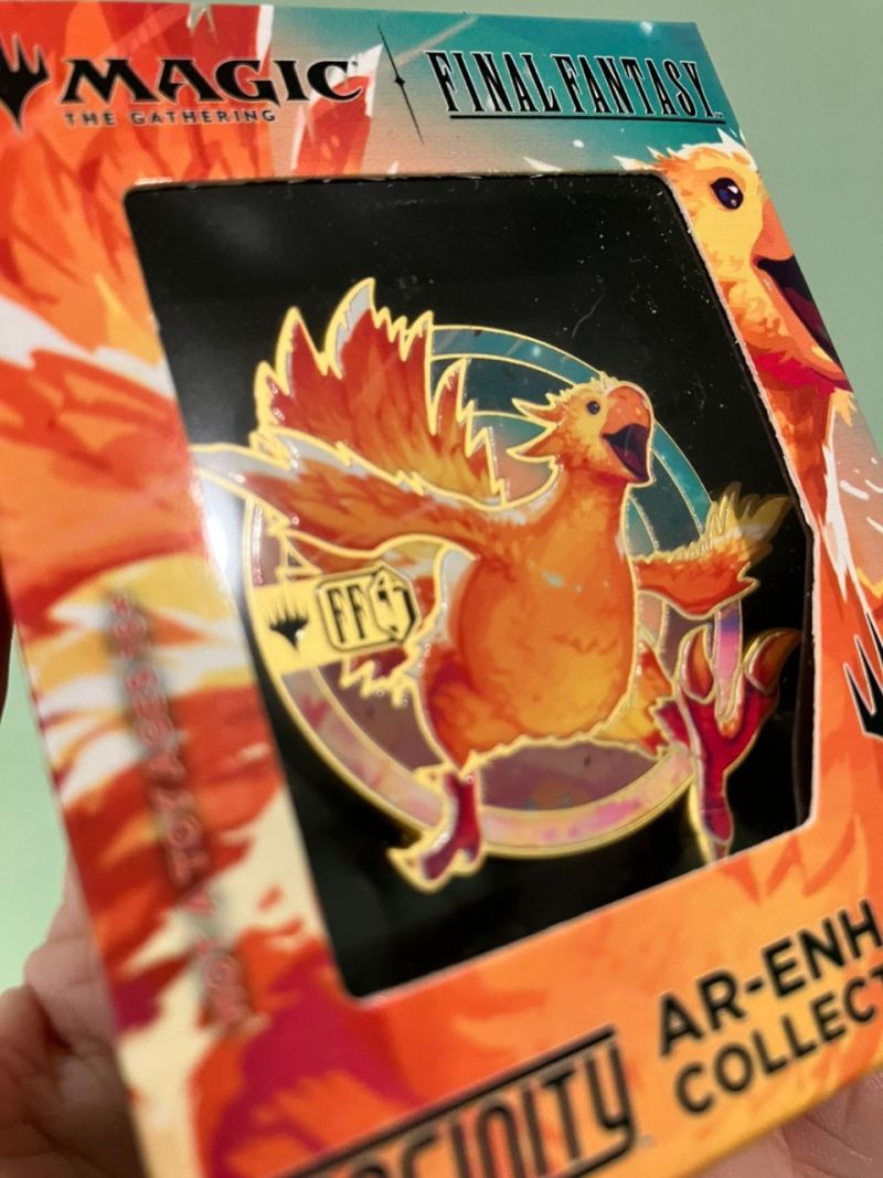 [HYBRID AUCTION] NEW Magic the Gathering Final Fantasy Chocobo Racing AR-Enhanced Collectible Pin