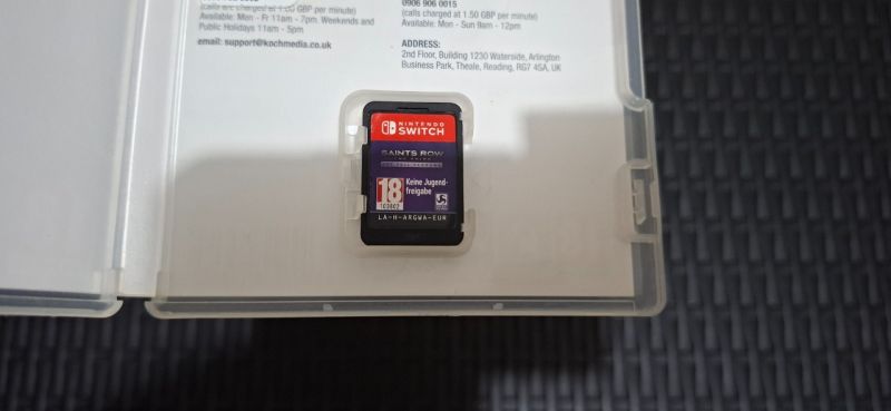 Nintendo Switch - Saints Row The Third