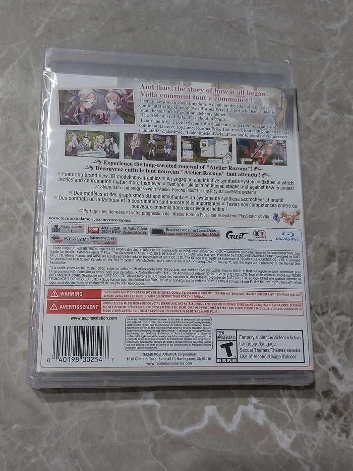 Atelier Rorona Plus PlayStation 3