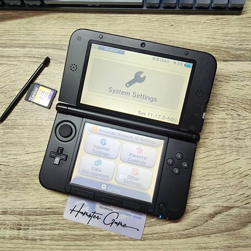 Nintendo 3DS XL Blue CFW 32GB + 4GB