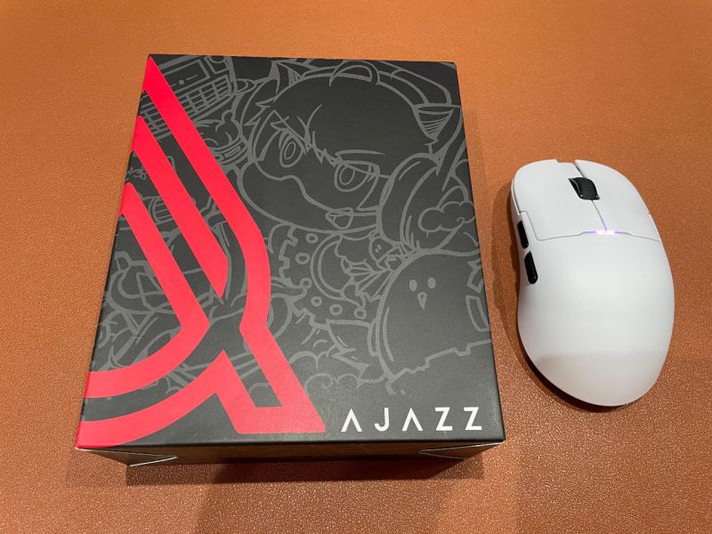 Ajazz AJ159 Gaming Mouse Dual Mode PAW3395 upto 26000DPI (Preloved) Like New