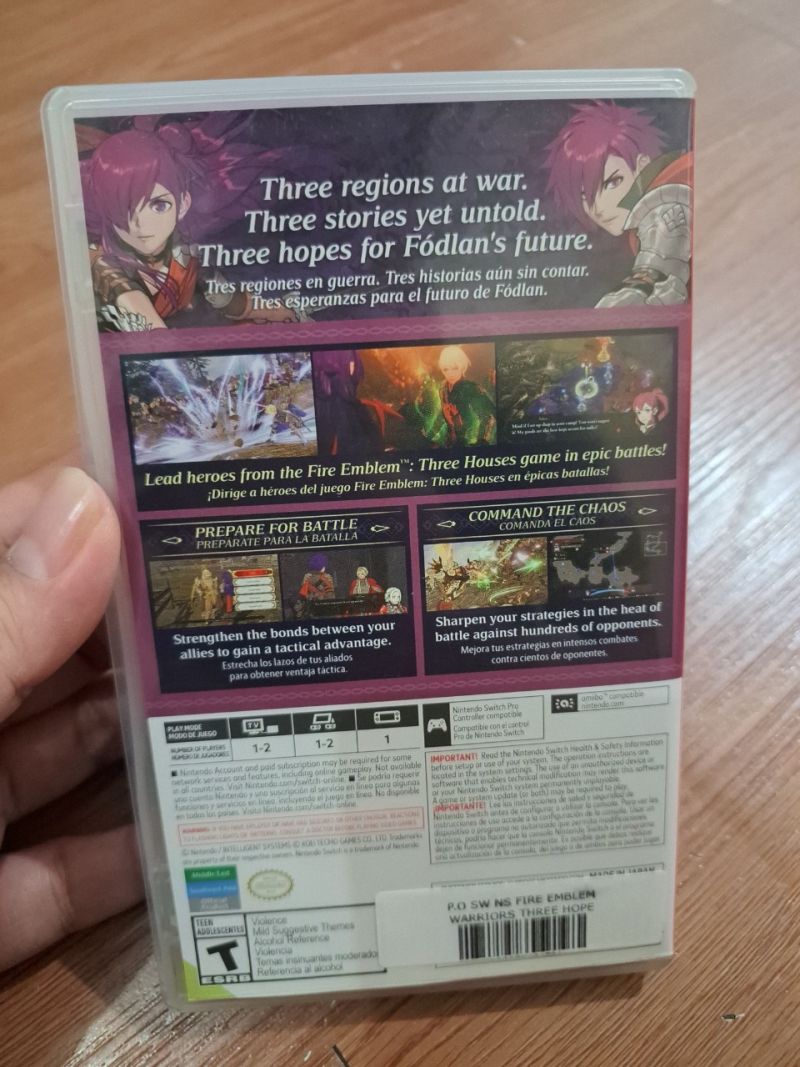 FIRE EMBLEM WARRIORS THREE HOPES SWITCH