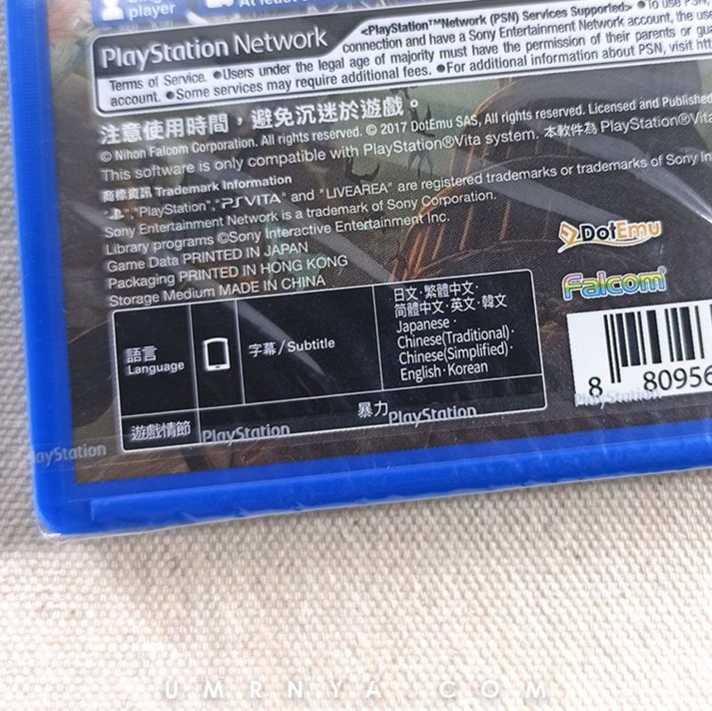 Kaset Original PS Vita Ys Origin PSvita Games Cartridge Bkn ys VII