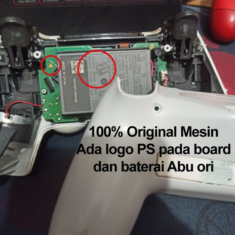 DualShock 4 DS4 Controller PS4 Joystick Ori Original Mesin White Putih