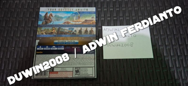 PS4 Playstation 4 - Assassin's Creed Odyssey - Limited Steelbook Gold Edition