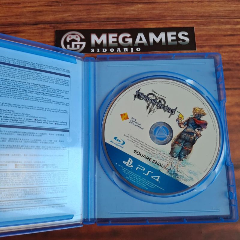 Kaset BD PS4 Kingdom Hearts 3 - Second/Bekas