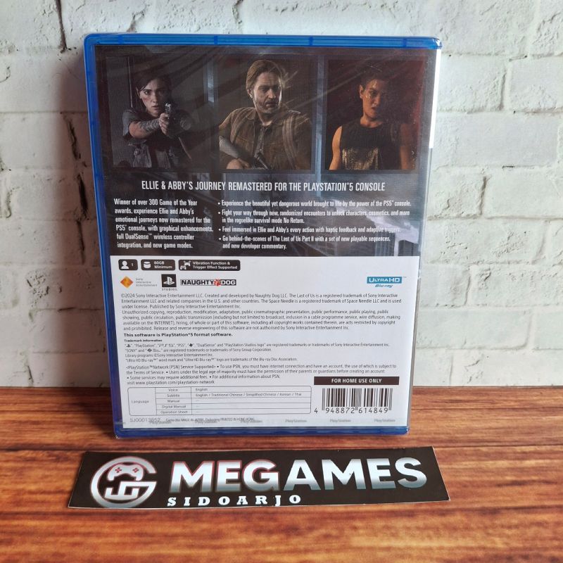 Kaset BD PS5 The Last Of Us Part 2 - New/Segel