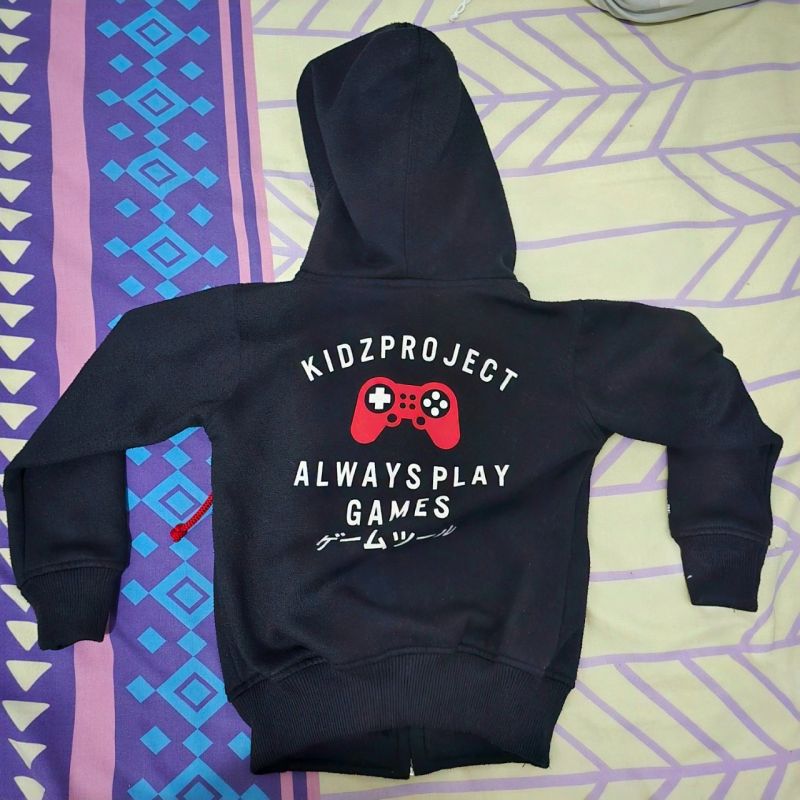 Jaket Anak Distro Fleece Games Kicks Project