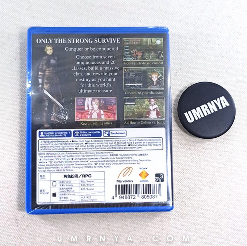 Valhalla Knights 3 Kaset Playstation PSVita game PS Vita CD Valhala