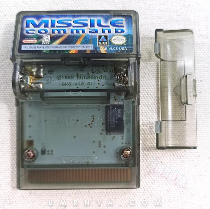 Kaset Original Missile Command 1999 Rumble Nintendo Gameboy Color GBA