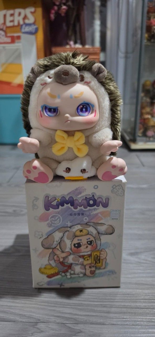 245-6 Plush Kimmon V1 Bear & Hedgehog - Acel P