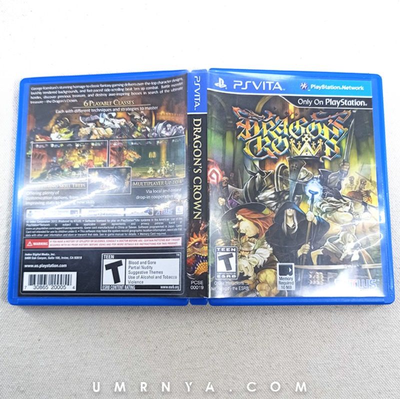 Kaset Original Dragon's Crown Dragon PSVita PS Vita Playstation