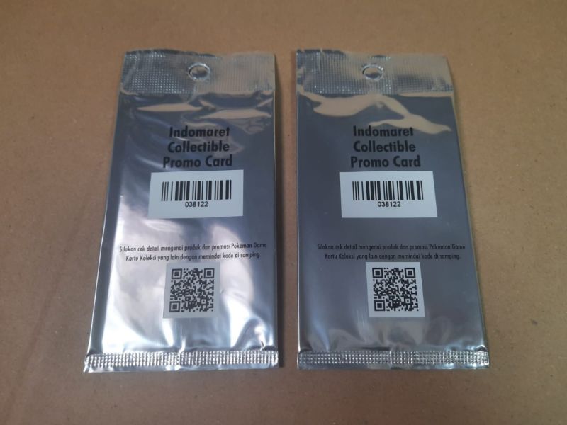 65 "KARTU POKEMON PROMO INDOMARET 2 PCS - Rachmatullah Thayib