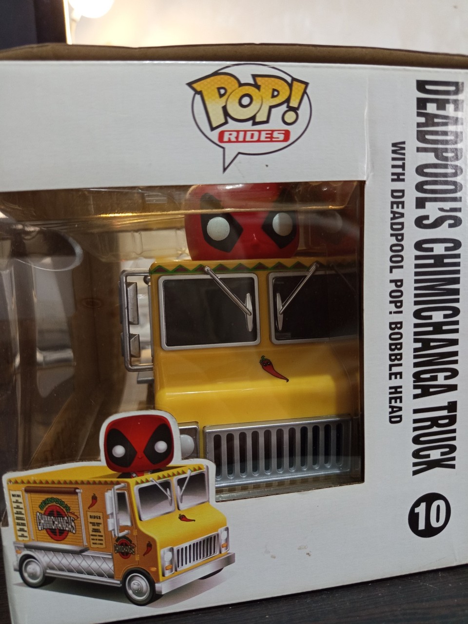 Funko Pop Rides Deadpool Chimichanga Truck (RARE)