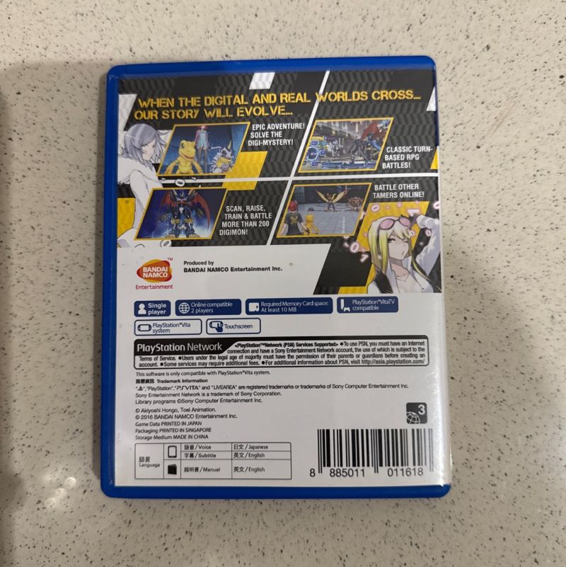PS VITA Digimonstory Cybersleuth