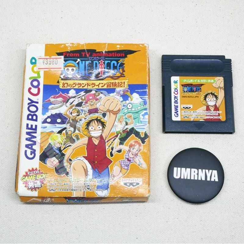 Kaset GameBoy One Piece From TV Animation Nintendo Game boy Color GBC GBA SP Cartridge