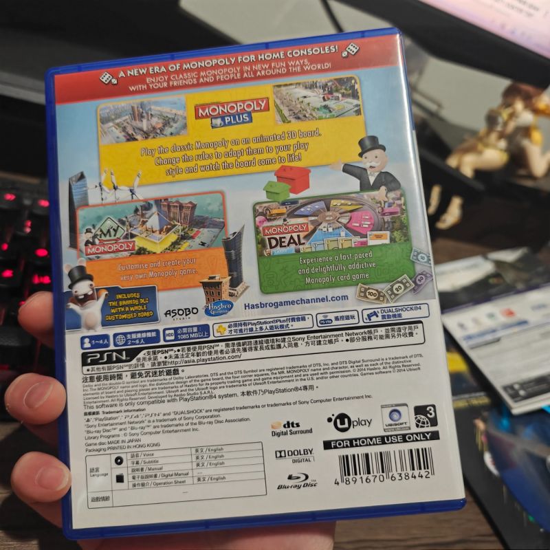 HYBRID AUCTION PS4 Game Monopoly Family Fun Pack