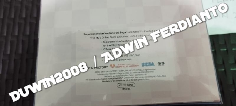Playstation Vita - Superdimension Neptune VS Sega Hard Girls - Limited Edition