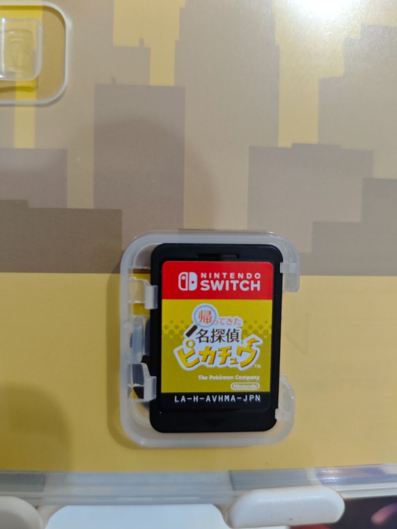 Nintendo Switch Detective Pikachu JP [SECOND]