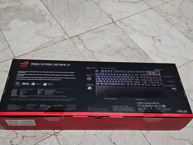 ASUS ROG STRIX SCOPE II - NX SNOW SWITCH