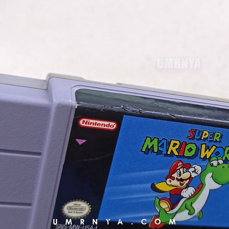 Kaset Game Super Mario World Cartridge SNES Super Nintendo Entertainment System Games Super Famicom