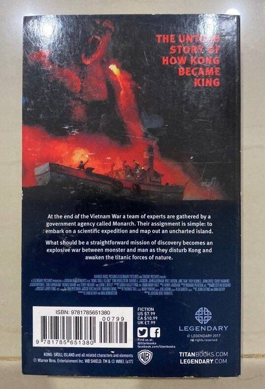 Kong Skull Island Novel