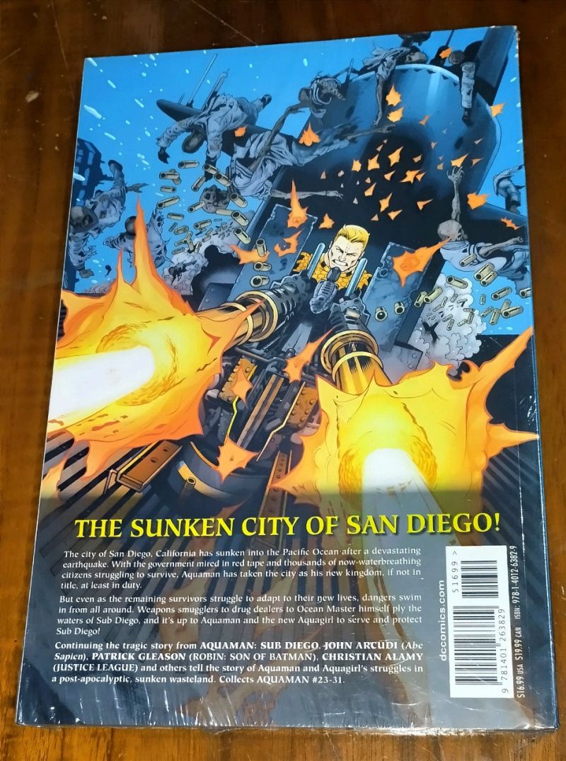 Komik AQUAMAN : To Serve and Protect - DC Comics, TPB Softcover, New Segel