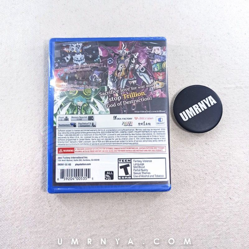 Kaset PSVita Original PS Vita CD Trillion God of Destruction Playstation